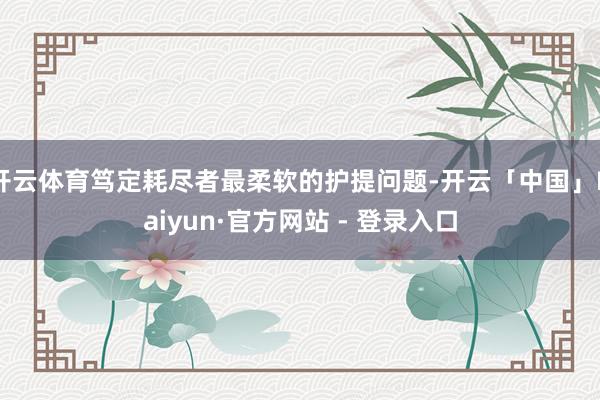 开云体育笃定耗尽者最柔软的护提问题-开云「中国」Kaiyun·官方网站 - 登录入口